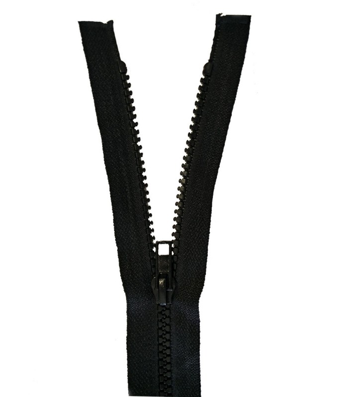 Injected Zipper 70cm Black Color Pack Of 20 And 100 Units Mercería Mayorista Robles 