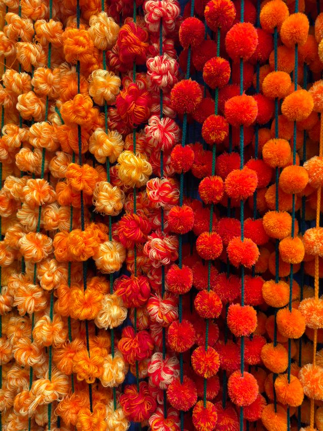 pompones de lana